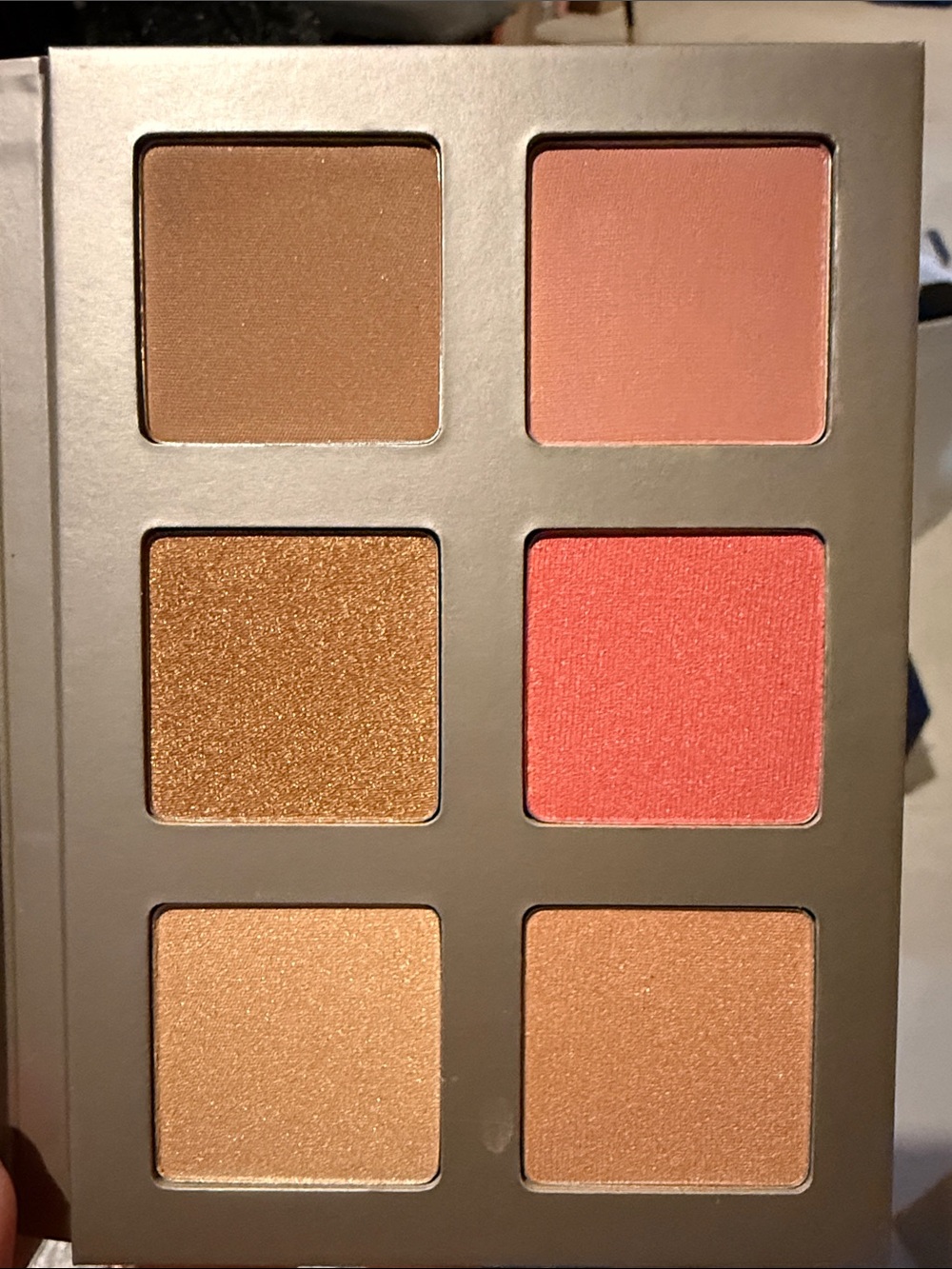 ICONIC London Peach, Coral & Gold Six-Shade Eyeshadow Palette